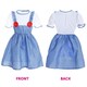 image 5 of Kansas Girl Costume - Dress, Dog, Basket & Brown Plait Wig Blue | 2XL