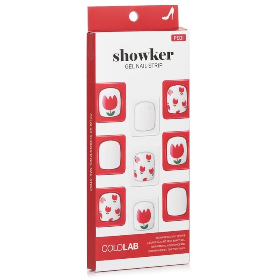 image 1 of Showker Gel Nail Strip # Cpa801 Tulip Festival - 1pcs