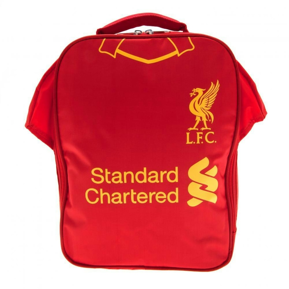 Liverpool FC Football Shirt Lunch Bag - Red/Yellow - One Size
