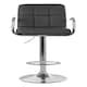 image 4 of Interiors by Premier Grey Velvet Bar Chair, Comfortable Seating Breakfast Bar Chair, Footrest Living Bar Chair Kitchen