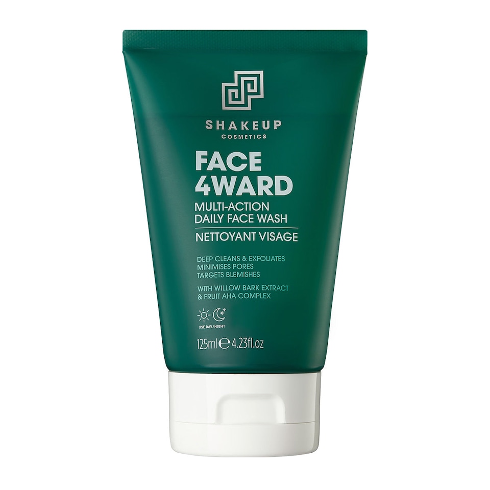 image 1 of Shakeup Cosmetics FACE 4WARD Multi-Action Daily Face Wash - 125ml
