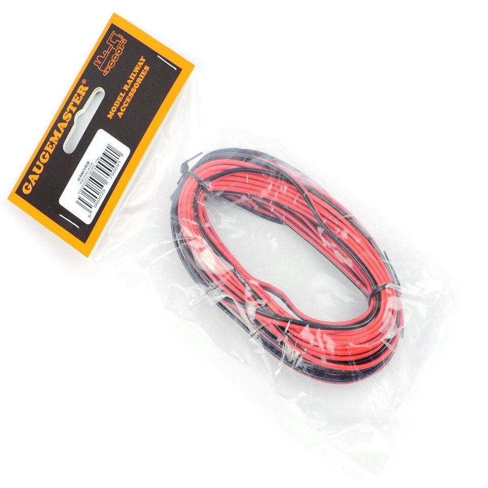 image 1 of Gaugemaster Electric Red/Black Twinned Wire (14 x 0.15mm) 10m