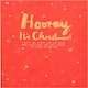 image 3 of Contemporary Design Christmas Card 'Hooray'