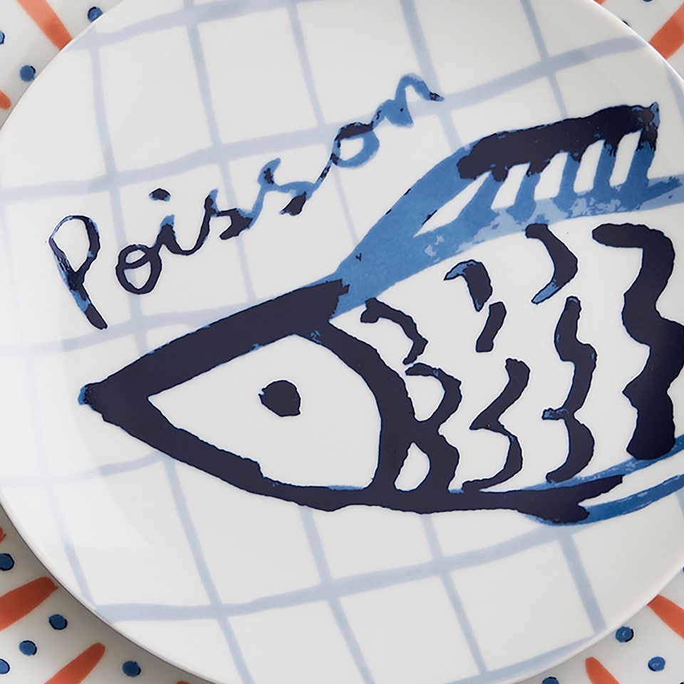 image 1 of Ulster Weavers Catch of the Day Side Plate - Porcelain Multi