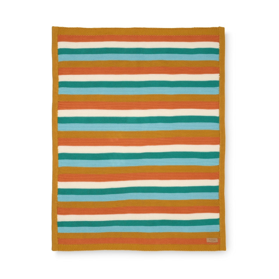 image 1 of Tutti Bambini Chunky Knitted Baby Blanket - Run Wild
