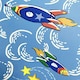 image 2 of Cath Kidston Rockets Blue Wallpaper