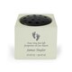 image 2 of Personalised Footprints Memorial Vase