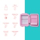 image 3 of Abode Retro 4L Mini Cooler and Warmer Pink A4CLR201P