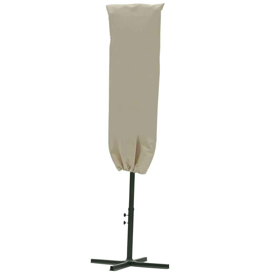 image 1 of Outsunny Garden Parasol Cover for 2-4m Outdoor Umbrella Protector w/ Rod, Zipper
