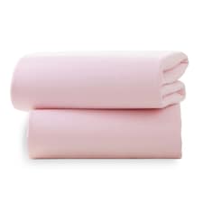 Clair de Lune 2 Pack Cot Sheets - Pink
