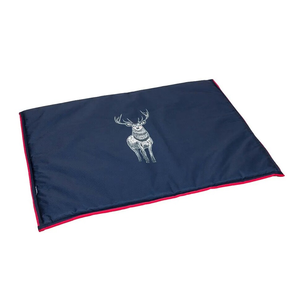 image 1 of House Of Paws Water Resistant Reversible Car Boot Mat - Navy - L-XL