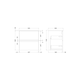 image 2 of Balterley Mavesyn Contemporary 2 Drawer Wall Hung Vanity Unit with Worktop, Satin White, 500mm