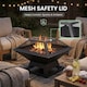 image 2 of Hortus Metal Square Firepit BBQ