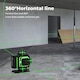 image 5 of Traderight 4D 16 Line Green Laser Level 360 Degree Self Leveling with Remote Tripod