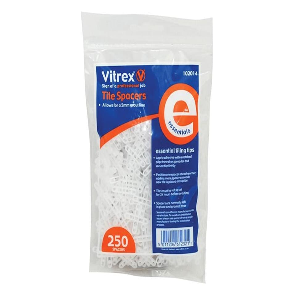 Vitrex Essential Tile Spacers 5Mm Pack Of 250
