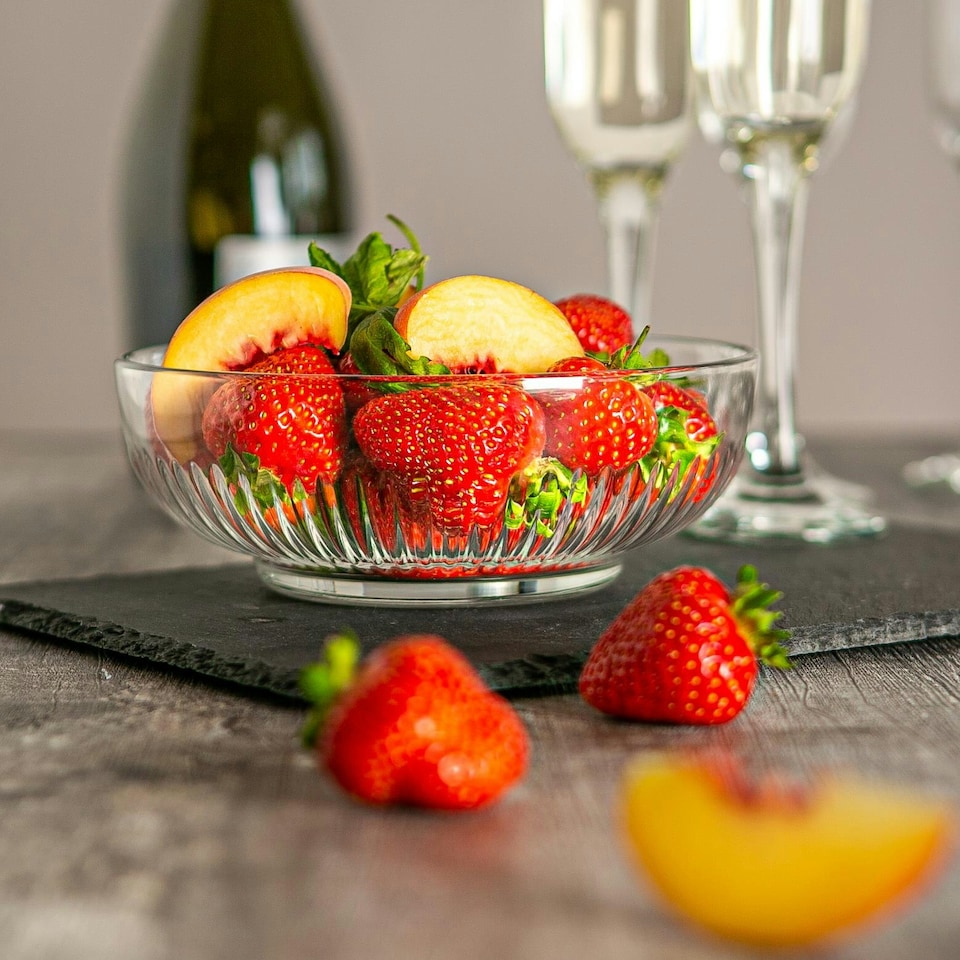 image 1 of Argon Tableware Campana Glass Serving Bowl - 17cm Clear