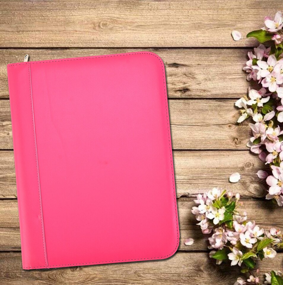 image 1 of ARPAN A4 Conference Folder Portfolio – Executive Business Organiser with Calculator, Writing Pad, Pen Holder & Document Storage for Office, Meetings & Interviews