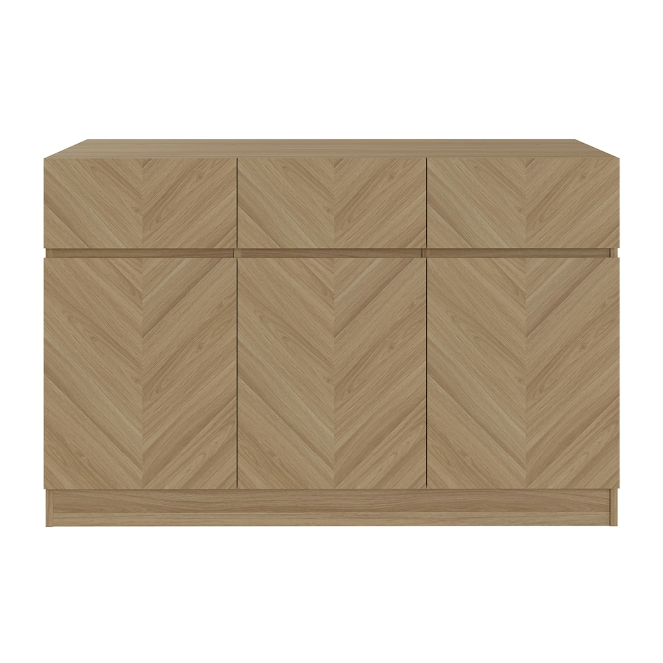 image 1 of GFW Catania Large Sideboard - Euro Oak