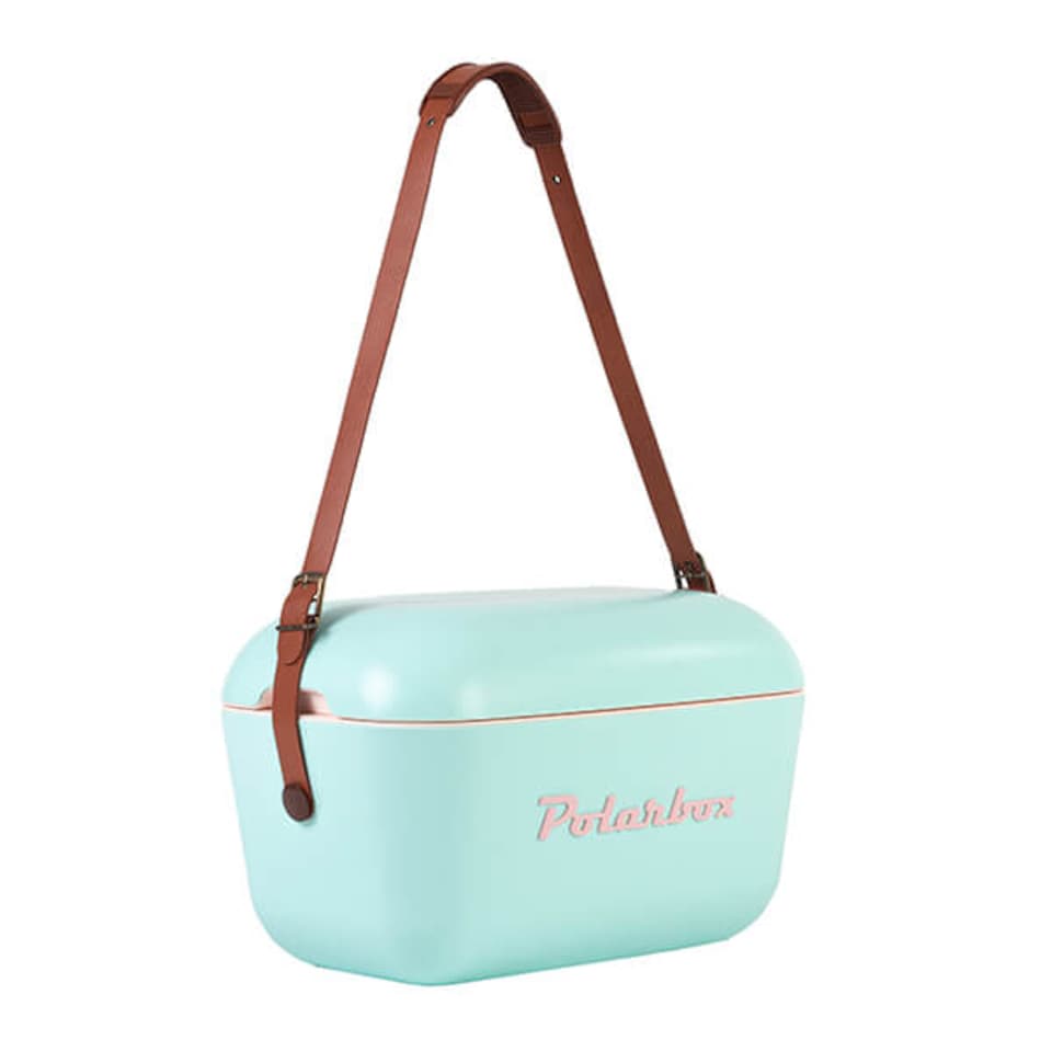 image 1 of Polarbox Classic Cyan-Baby Rose 12L Cool Box | Blue