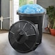 image 5 of 80L Extra Large Dustbin 80 Litre Plastic Round Rubbish Bin Storage Waste + Lid Black