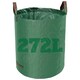 image 1 of Dihl 272 Litre Heavy Duty Garden Waste Bags, Reusable Rubbish Sacks with Upper and Side Handles, 67cm Ã¸ x 76 cm, Green, Woven Polypropylene. For Waste, Rubble, Grass, Leaves and More