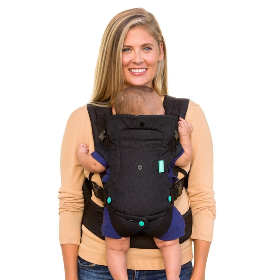 image 1 of Infantino Flip Advanced 4-in-1 Convertible Baby Carrier Black