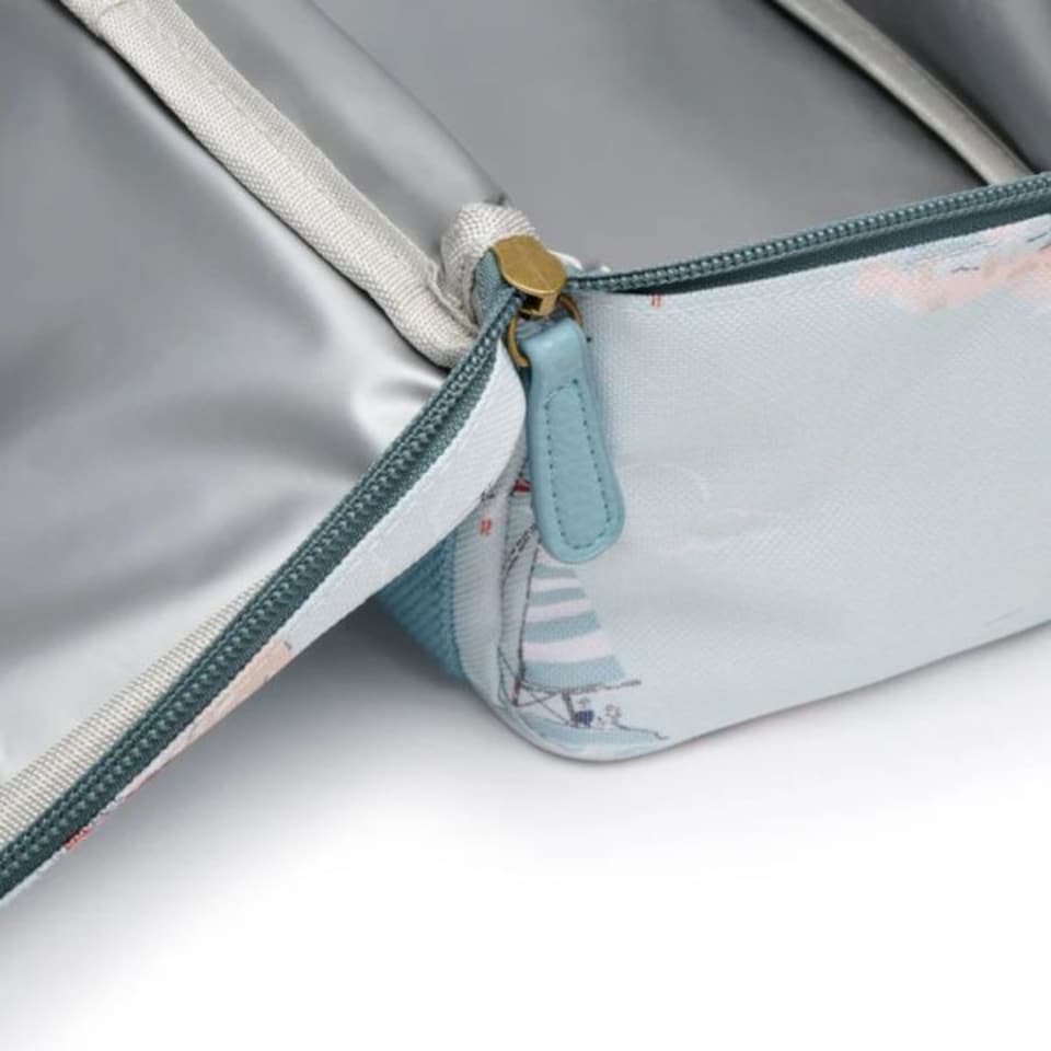 image 1 of Lunch Bag: 25cm x 18cm x 14cm Sophie Allport Coastal Boats Lunch Bag, Polyester