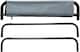 image 7 of Actiaspet Elevated Dog Bed Steel Frame Raised Pet Cot Black or Grey (Grey, Large)