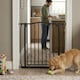 image 8 of Safetots Extra Tall Curved Top Safety Gate, 125cm - 134cm, Matt Black, Extra Tall 100cm in Height, Pressure Fit Stair Gate, Baby Gate for Doors Hallways and Spaces, Safety Barrier, Easy Installation