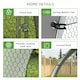 image 6 of PawHut Walk-In Chicken Run with Cover, for 4-6 Chickens, 3 x 1.9 x 2.2m