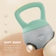 image 3 of SPORTNOW Kettlebell with Soft Body and Non-Slip Handle | Green | Grey and Green