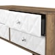 image 6 of Toledo 4 Drawer Bed Box in White Matt & Vintage Oak (Ready Assembled) | White | White Matt & Vintage Oak