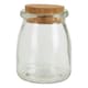 image 2 of Interiors by Premier Set of Six Round Glass Jars, 160ml Capacity Each, Eco-Friendly Glass with Airtight Cork Lids
