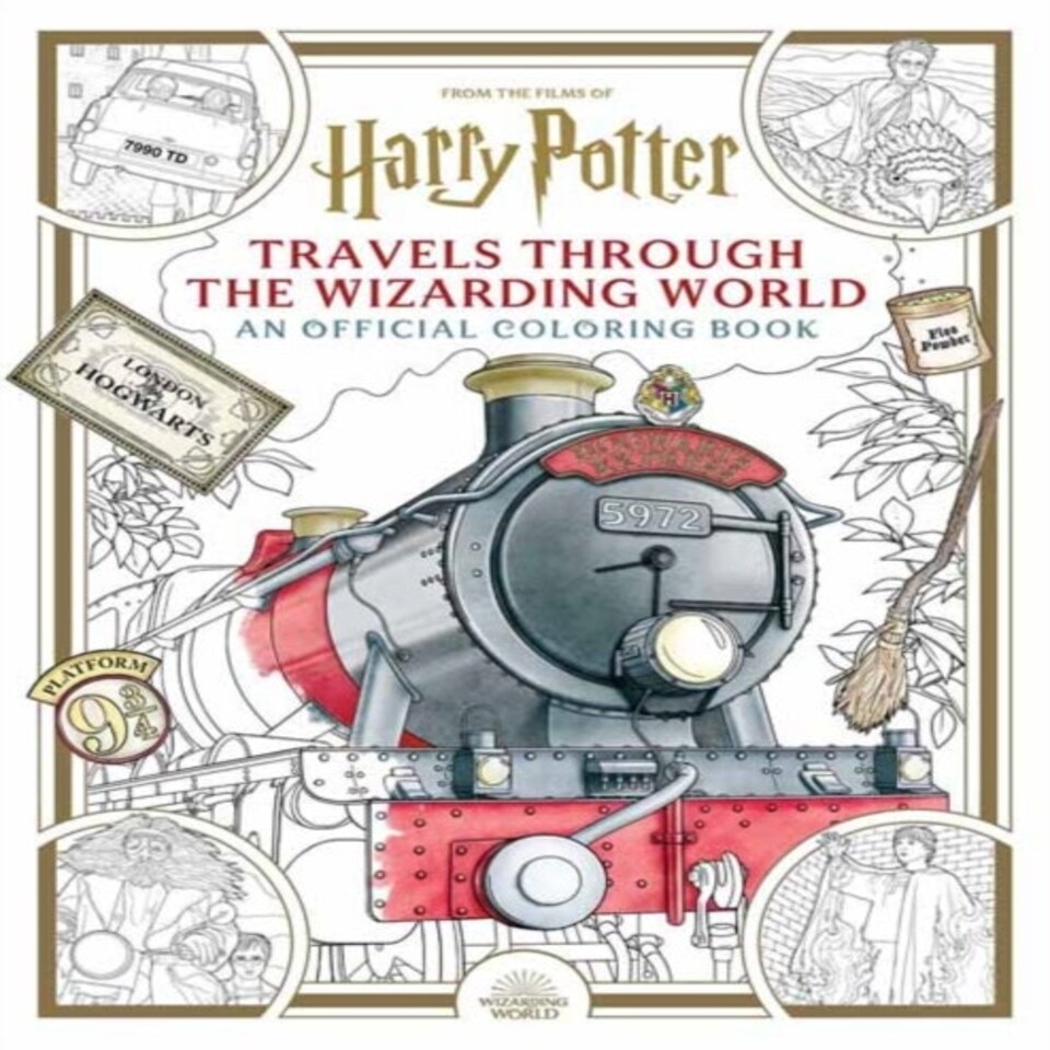 Harry Potter: Travels Through The Wizarding World: An Official Coloring Book