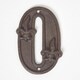 image 1 of Homescapes Cast Iron House number, 0