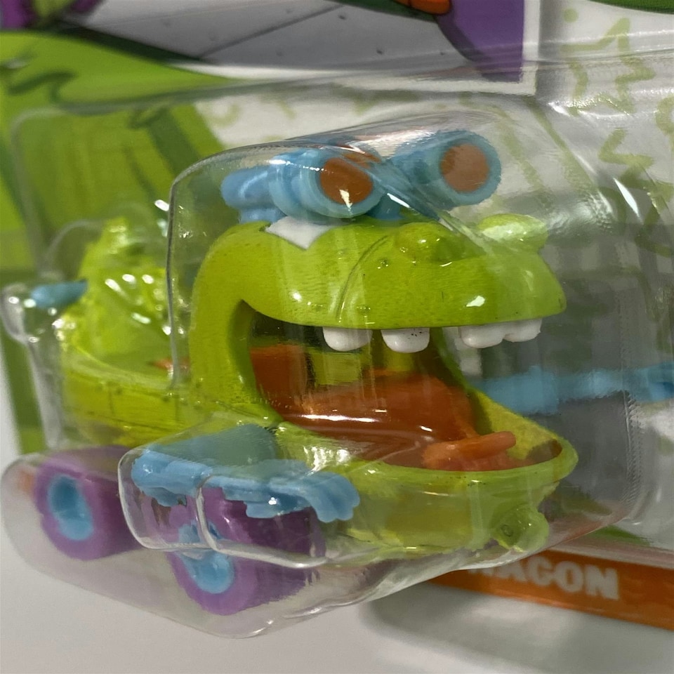 image 1 of Rugrats Reptar Wagon Hot Wheels Real Riders GRL61