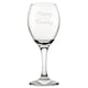 image 1 of Personalised Happy 30th Birthday Engraved Wine Glass for Friend