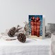 image 3 of Sequin Wrapped Gift Present Winter Snowflakes For Her Woman Christmas Card