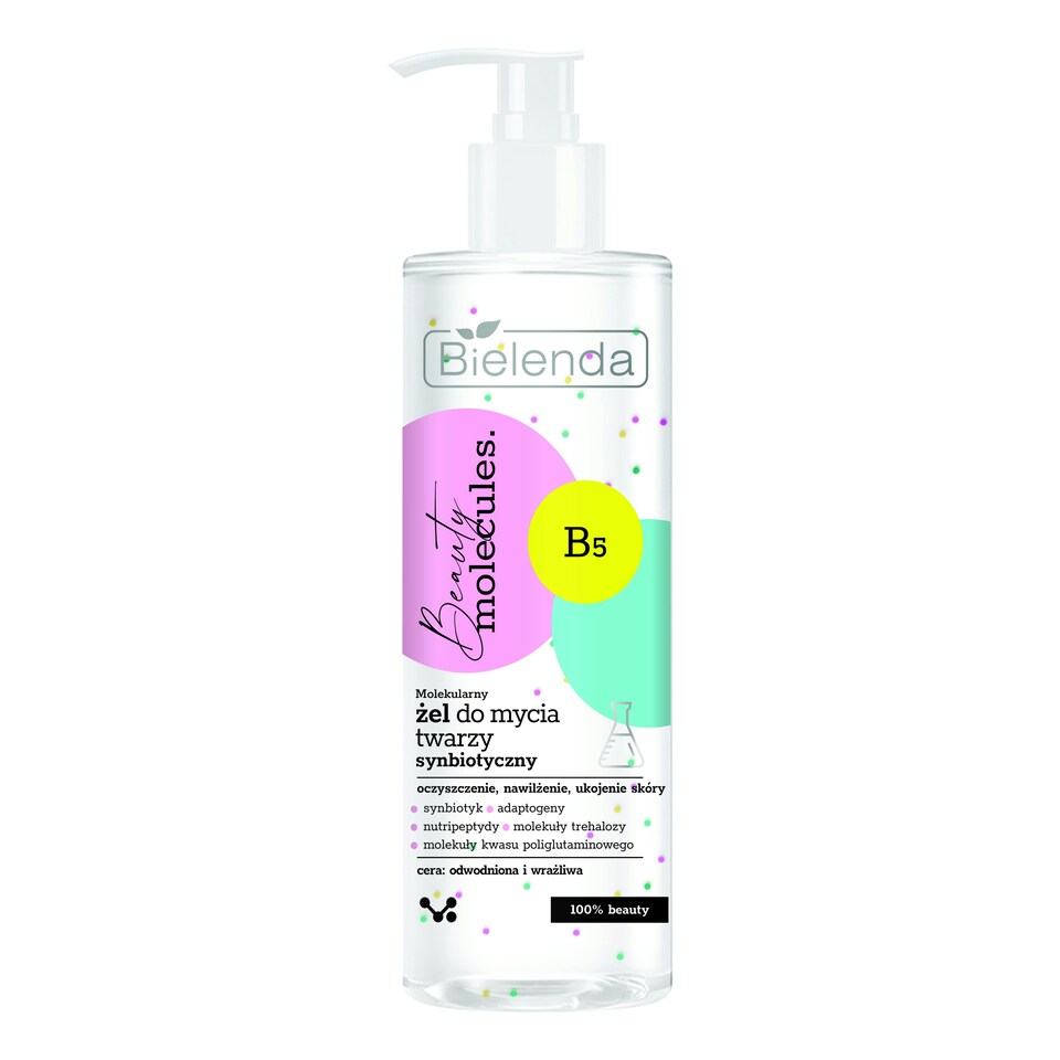 image 1 of Bielenda Beauty Molecules Molecular Soothing Synbiotic Face Wash Gel 195g