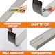 image 9 of Self Adhesive Floor Planks | 36x5.98in (91.4x15.2cm) Each | Peel & Stick Vinyl Flooring | Slatewood Flow Effect | Waterproof Tiles for Home DIY Floors Brown | 5 sqm