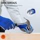 image 4 of Pack of 10 Nitrile Coated Safety Work Gloves | Protective Grip Gloves for Construction, Gardening, DIY & Warehouse Work | Reusable Breathable Work Gloves