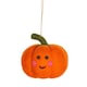 image 1 of Sass & Belle Felt Hanging Pumpkin Halloween Decoration