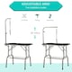 image 2 of PawHut Pet Foldable Grooming Table w/ Adjustable Arm Non-Slip Tabletop Leash