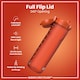 image 4 of Leak Proof 1 Litre Water Bottle, BPA Free, 1000ml (32oz) | Orange | Hearty Orange | 1L