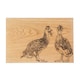 image 1 of The Just Slate Company Quacking Ducks 30cm Oak Serving Board