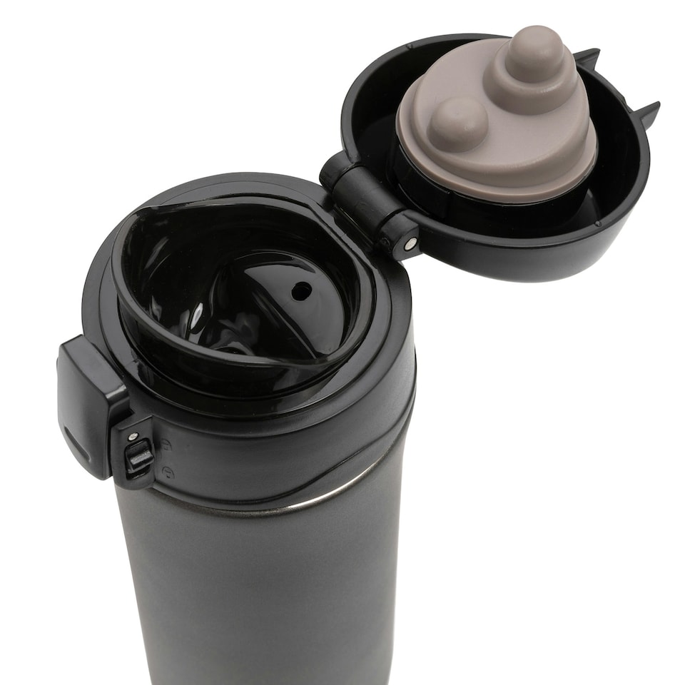 image 1 of XD Collection Metallic Vacuum Insulated 300ml Mug - Black - One Size | Black | 1