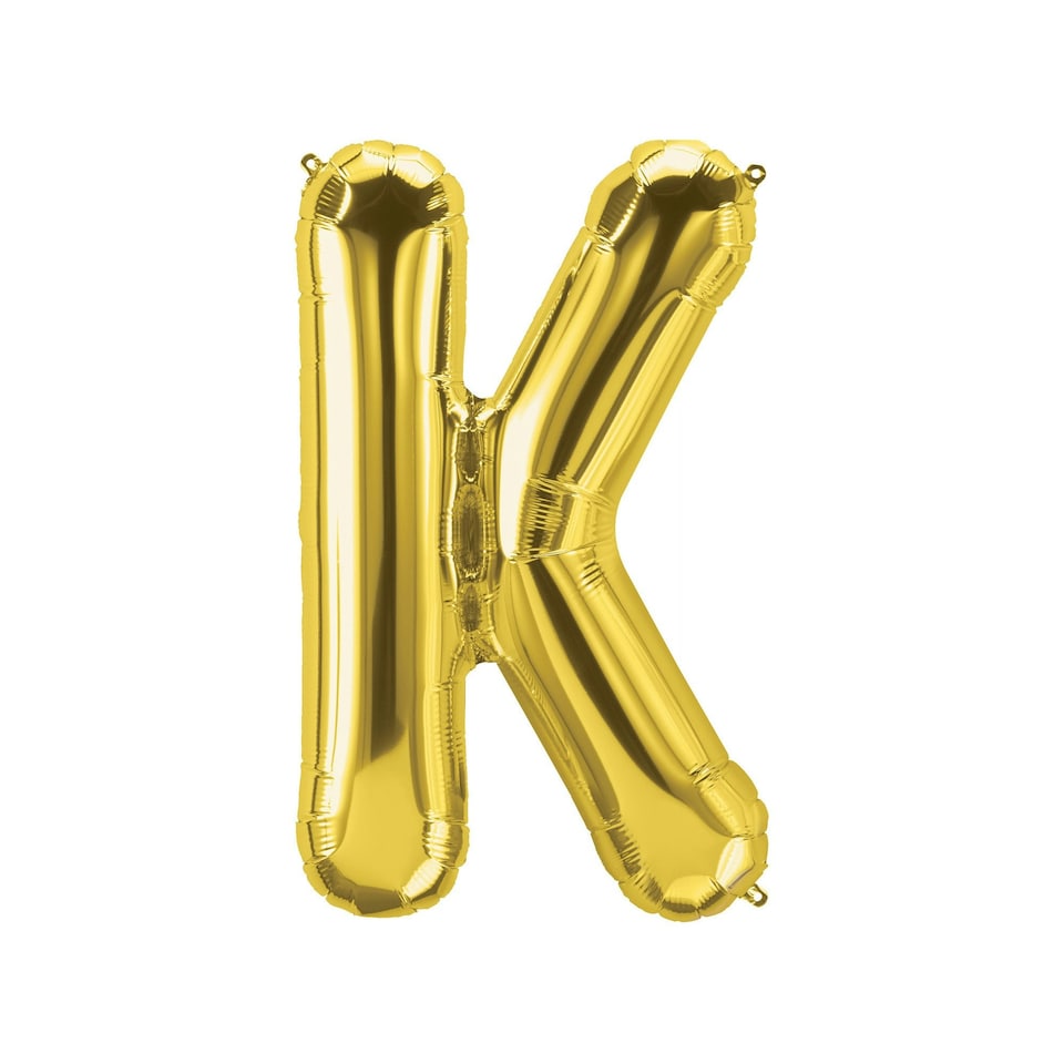 Realmax K Foil Balloon - Gold - One Size