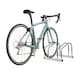image 2 of Steel Bicycle Parking Rack Floor Stand Bike Storage Holder | Silver