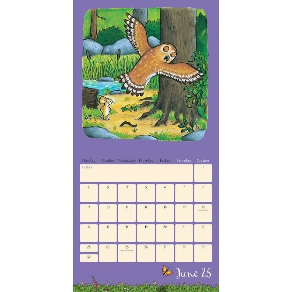 image 1 of The Gruffalo 2025 Square Wall Calendar - Multicoloured - One Size