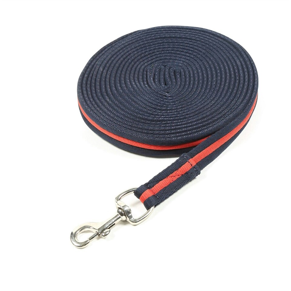 image 1 of Shires Wessex Soft Feel Lunge Line Blue | 8 Metre/26 Inch